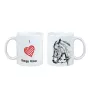 Paso Fino - cup with a horse, cute cup with graphics, a gift with your photo from the Art-Dog brand