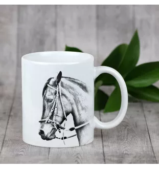 Paso Fino - Becher mit Pferd, fröhlicher Becher für Hundefreunde, personalisiertes Geschenk der Marke Art-Dog