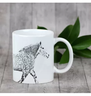 Percheron - Tasse mit Pferd, niedliche Tasse mit Grafik, Geschenk mit Ihrem Foto von der Marke Art-Dog