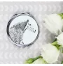 Percheron - pocket mirror with a horse, personalized mirror for a purse, compact mirror with Art-Dog brand print