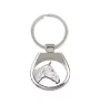 Cheval de course à la retraite - porte-clés avec un cheval, porte-clés imprimé, breloque personnalisée de la marque Art-Dog