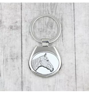 Retired Race Horse brelok ze zdjęciem konia Art-Dog