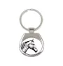 Selle Francais - keychain with a horse, keychain with a print, personalized pendant from the Art-Dog brand