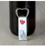 Pintabian - bottle opener with a horse, personalized fridge magnet bottle opener, unique gift for men by Art-Dog brand