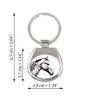 Selle Francais - keychain with a horse, keychain with a print, personalized pendant from the Art-Dog brand