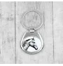 Selle Français - porte-clés avec un cheval, porte-clés imprimé, breloque personnalisée de la marque Art-Dog
