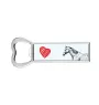 Selle Français - ouvre-bouteille avec un cheval, ouvre-bouteille personnalisé pour le réfrigérateur, cadeau unique pour homme de la marque Art-Dog