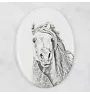 Pintabian - une plaque commémorative avec une photo de cheval, une plaque funéraire avec une impression, une plaque ovale personnalisée de la marque Art-Dog
