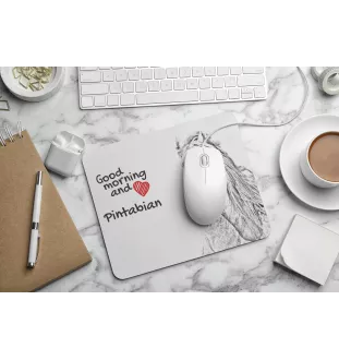 Pintabian - tapis de souris imprimé, tapis de souris personnalisé avec un cheval, un gadget unique pour un employé de bureau de la marque Art-Dog