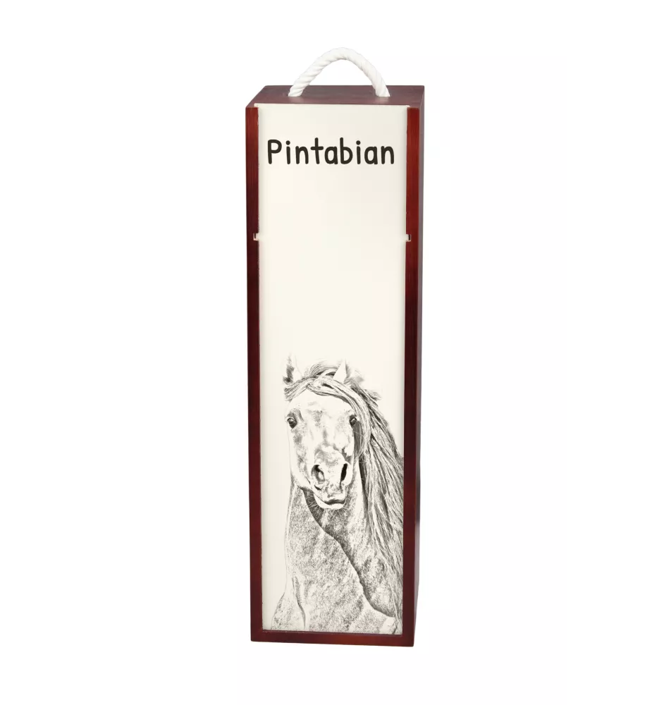 Pintabian pudełko na wino z koniem Art-Dog