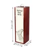 Retired Race Horse - wine box with a horse, alcohol box with graphics, personalized gift box from the Art-Dog brand
