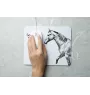 Selle Français - tapis de souris imprimé, tapis de souris personnalisé avec un cheval, un gadget unique pour un employé de bureau de la marque Art-Dog