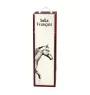Selle Francais - Weinkiste mit Pferd, Alkoholkiste mit Grafik, personalisierte Geschenkbox der Marke Art-Dog
