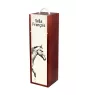 Selle Francais - Weinkiste mit Pferd, Alkoholkiste mit Grafik, personalisierte Geschenkbox der Marke Art-Dog