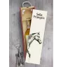 Selle Francais - wine box with a horse, alcohol box with graphics, personalized gift box from the Art-Dog brand