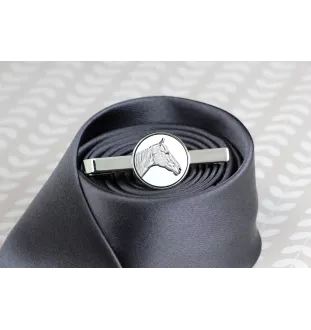 Rennpferd im Ruhestand - Krawattennadel mit Pferd, personalisierter Krawattenclip, einzigartiges Geschenk für Männer von der Marke Art-Dog