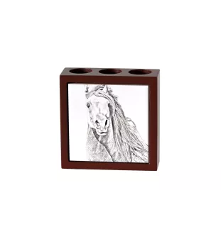Pintabian - pen holder with a horse, desk organizer with a print, personalized desk decoration from the Art-Dog brand