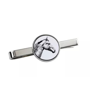 Selle Francais - Krawattennadel mit Pferd, personalisierter Krawattenclip, einzigartiges Geschenk für Männer von der Marke Art-Dog