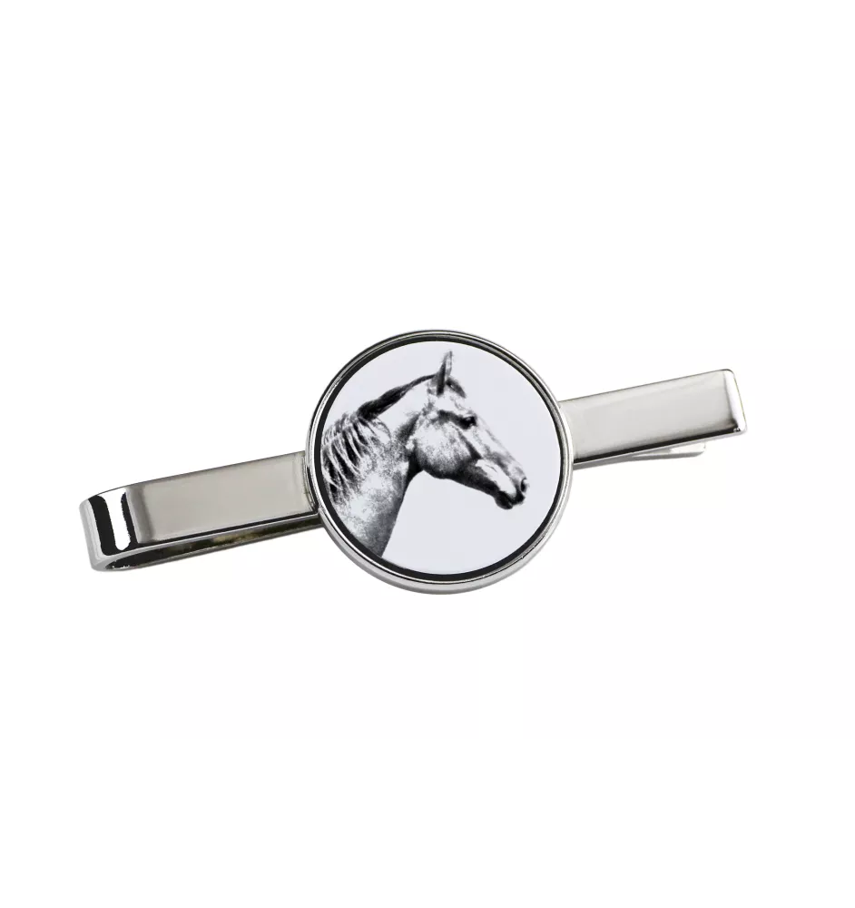 Selle Francais - Krawattennadel mit Pferd, personalisierter Krawattenclip, einzigartiges Geschenk für Männer von der Marke Art-Dog