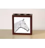 Rennpferd im Ruhestand - Stifthalter mit Pferd, Schreibtischorganizer mit Aufdruck, personalisierte Schreibtischdekoration der Marke Art-Dog