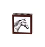 Selle Francais - pen holder with a horse, desk organizer with a print, personalized desk decoration from the Art-Dog brand