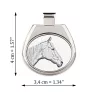 Retired Race Horse - horse necklace, personalized pendant with a photo, unique necklace for women and men by Art-Dog brand