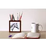 Selle Français - porte-stylo avec un cheval, organiseur de bureau avec impression, décoration de bureau personnalisée de la marque Art-Dog