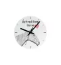 Rennpferd im Ruhestand - Wanduhr mit Pferd, Uhr mit Druck für das Regal, personalisierte Hausdekoration der Marke Art-Dog