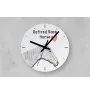 Rennpferd im Ruhestand - Wanduhr mit Pferd, Uhr mit Druck für das Regal, personalisierte Hausdekoration der Marke Art-Dog