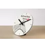 Retired Race Horse - wall clock with a horse, shelf clock with a print, personalized home decoration from the Art-Dog brand