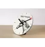 Selle Francais - wall clock with a horse, shelf clock with a print, personalized home decoration from the Art-Dog brand