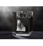 Pintabian - Candle holder with picture of a horse, crystal tealight holder, personalised gift by Art-Dog brand