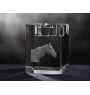Retired Race Horse - Candle holder with picture of a horse, crystal tealight holder, personalised gift by Art-Dog brand