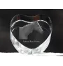 Cheval de course à la retraite - une photo de cheval dans un cristal, un cœur en cristal, un cadre exceptionnel avec une photo de la marque Art-Dog