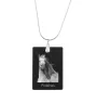 Pintabian - Crystal pendant with horse, silver necklace with photo, personalised pendant by Art-Dog brand
