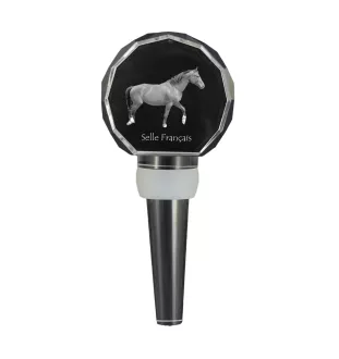 Selle Francais grubszy stopper do wina z koniem Art-Dog