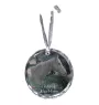 Retired Race Horse - crystal bauble with a photo, horse photo in crystal, personalized Christmas tree ornament by Art-Dog brand