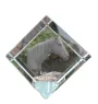 Cheval de course à la retraite - un cube de cristal avec une photo de cheval, une photo de cheval dans le cristal, un presse-papiers cubique de la marque Art-Dog