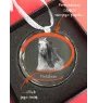 Selle Français - boule de Noël en cristal avec une photo, photo de cheval dans le cristal, décoration personnalisée pour sapin de Noël de la marque Art-Dog