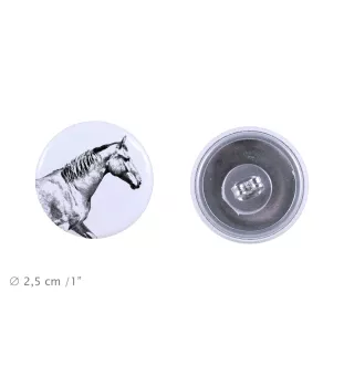 Selle Francais kolczyki z koniem mały Art-Dog