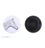 Retired Race Horse - magnet with a horse, a unique imprint of the Art-Dog horse brand