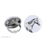 Selle Francais - collector's ring with a horse portrait, handmade product, Art-Dog brand