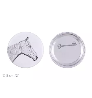 Rennpferd im Ruhestand - Magnet mit Pferd, ein einzigartiges Abdruck des Pferdes der Marke Art-Dog