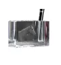Retired Race Horse penholder kryształowy z koniem Art-Dog