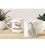 Pintabian - Tasse mit Hund, entzückende Tasse mit herzförmigem Henkel, universelles Geschenk der Marke Art-Dog