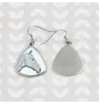 Rennpferd im Ruhestand - Pferdeohrringe, hängende Ohrringe mit einem Bild, personalisierter Schmuck mit dem Aufdruck der Marke Art-Dog