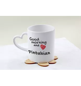 Pintabian kubek z koniem good morning serce Art-Dog