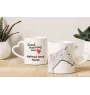 Cheval de course à la retraite - tasse avec chien, une tasse adorable avec une anse en forme de cœur, un cadeau universel de la marque Art-Dog
