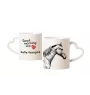 Selle Français - tasse avec chien, une tasse adorable avec une anse en forme de cœur, un cadeau universel de la marque Art-Dog