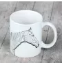 Rennpferd im Ruhestand - Tasse mit Hund, personalisierte Tasse mit Druck, klassisches Geschenk für jeden von der Marke Art-Dog.